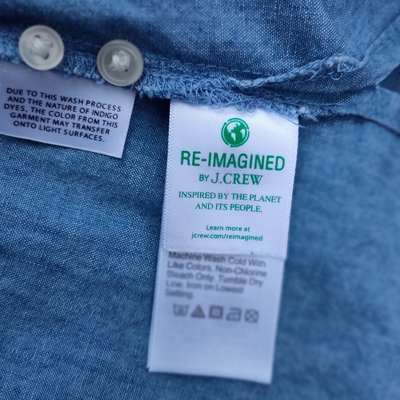 Denim J. Crew Blouse - Picture 8 of 8